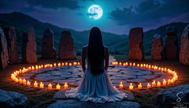 Ritual im Mondschein